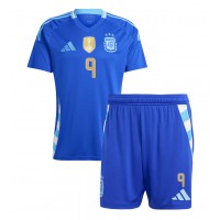 Dječji Nogometni Dres Argentina Julian Alvarez #9 Gostujuci Copa America 2024 Kratak Rukav (+ Kratke hlače)